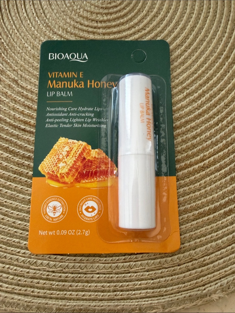 Aqua Manuka Honey Vitamin E Lip Balm - New in package